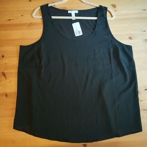*CLOSET CLEAROUT* Semi sheer black top